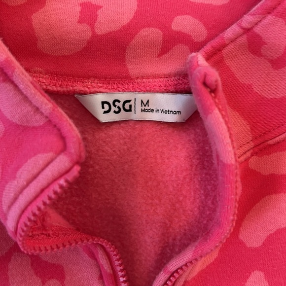 Girls DSG Leopard Print Sweater Pullover - M - Picture 4 of 7